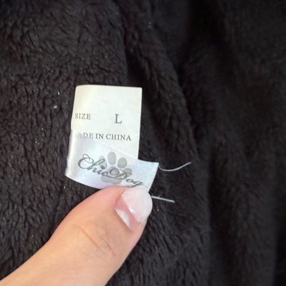 Gray and Black Dog Puffer Jackets - Picture 5 of 6